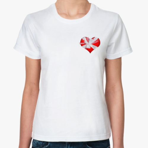 Классическая футболка   Любовь