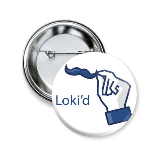 Значок 50мм Loki'd!