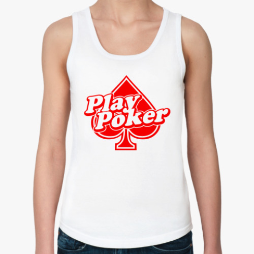 Женская майка PlayPoker