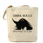 Холщовая сумка шоппер Dark Souls: Prepare to Cry