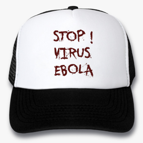 Кепка-тракер Stop Virus Ebola