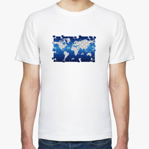 Футболка 'World Puzzle'