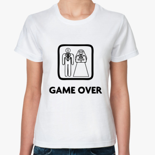 Классическая футболка Game Over
