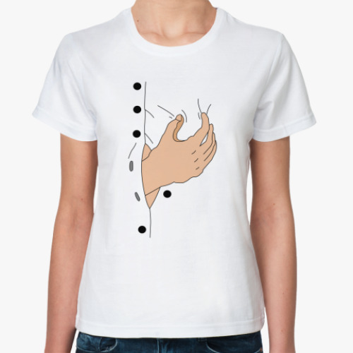 Классическая футболка Рука на груди