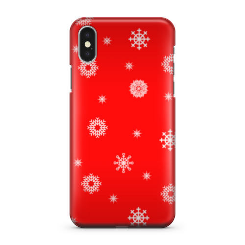 Чехол для iPhone X Снежинка