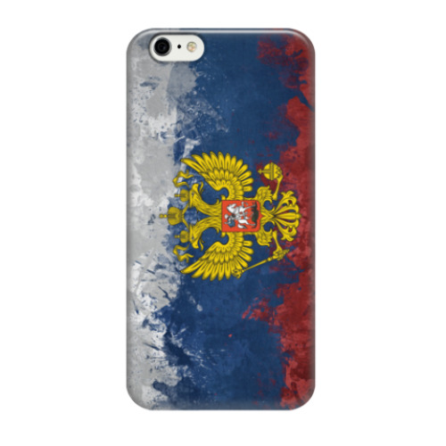 Чехол для iPhone 6/6s Флаг и Герб России