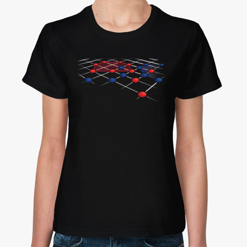 Женская футболка Геометрия интеллекта