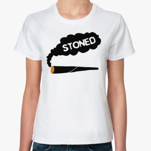 Классическая футболка stoned