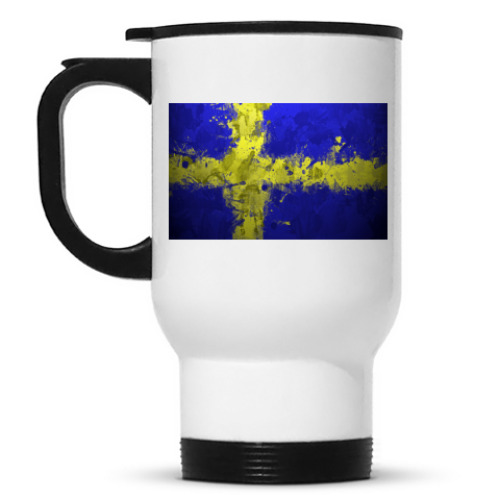 Кружка-термос 'Шведский флаг'