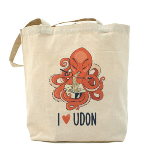 Сумка шоппер I love udon