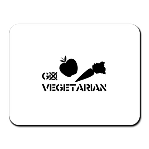 Коврик для мыши go vegetarian