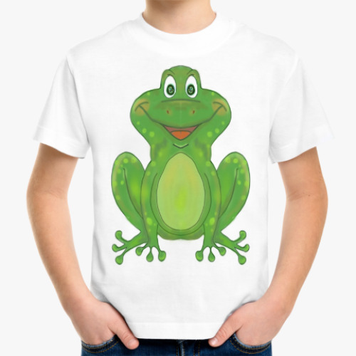 Детская футболка Счастливая лягушка