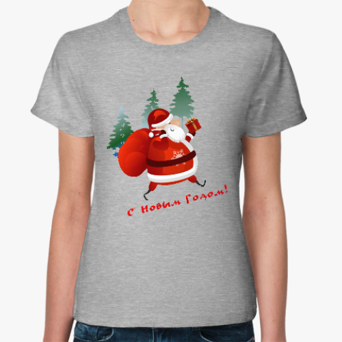 Женская футболка Дед Moroz