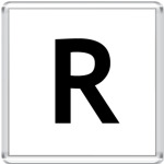 Буква R