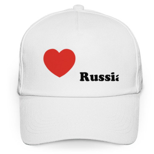 Кепка бейсболка Я Люблю Россию
