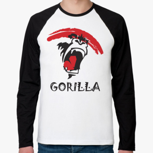 Футболка реглан с длинным рукавом Gorilla