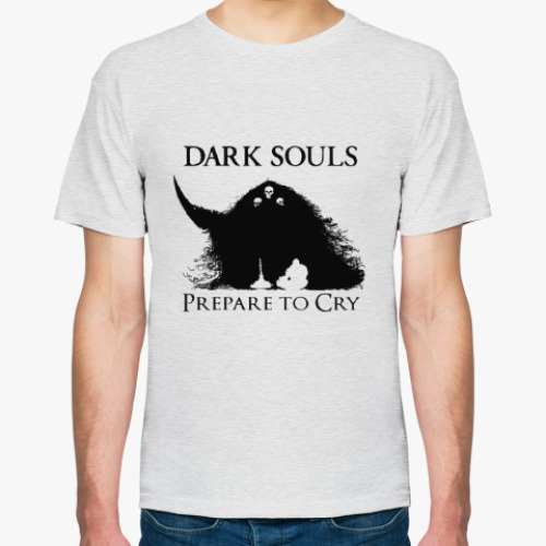 Футболка Dark souls. Prepare to cry