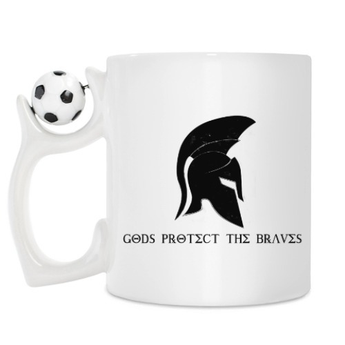 Кружка Gods protect the braves