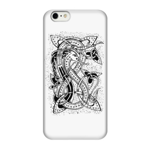 Чехол для iPhone 6/6s Dragon Celtic Кельтский Дракон