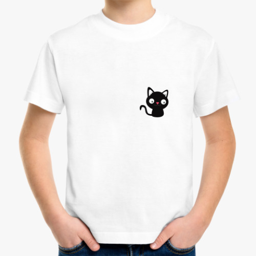 Детская футболка Котик