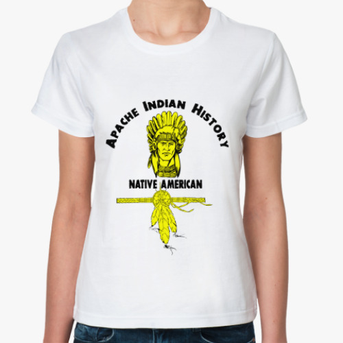 Классическая футболка Apache Indian History