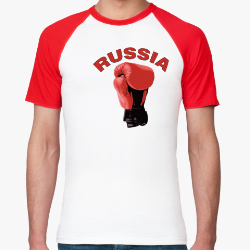 Футболка реглан Россия бокс