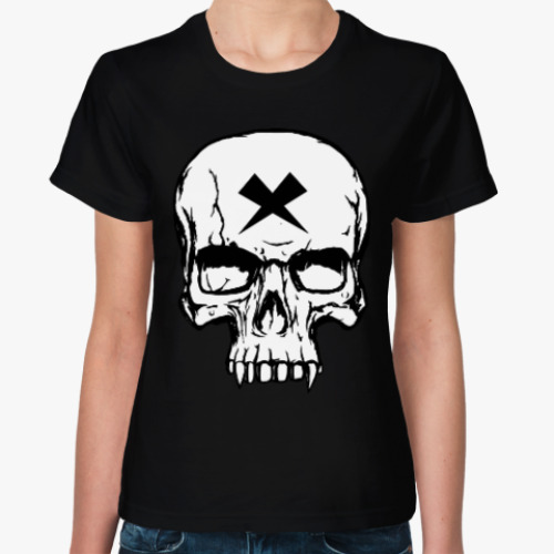 Женская футболка Vampire Skull