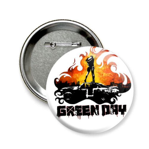Значок 58мм Green Day
