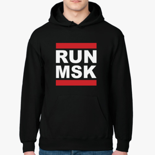 Толстовка худи RUN MSK