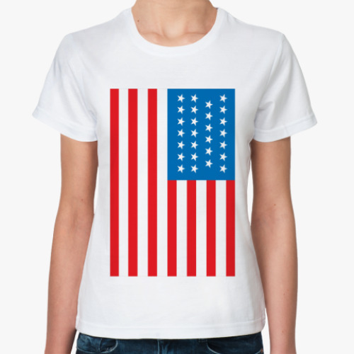 Классическая футболка USA Flag