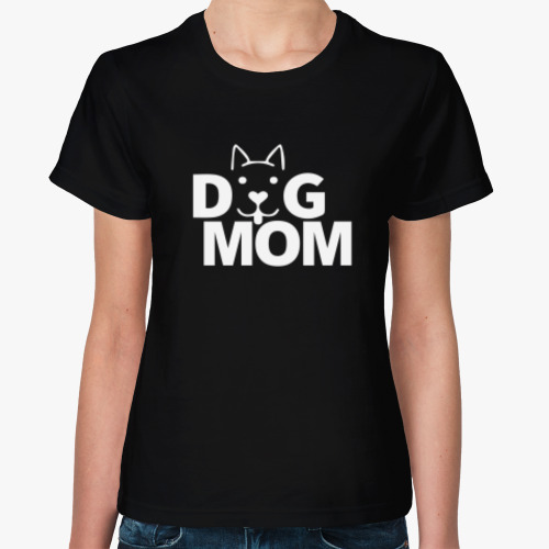 Женская футболка Dog mom