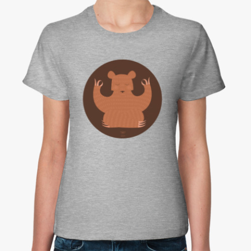 Женская футболка Animal Zen: B is for Bear