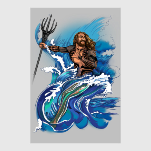 Постер Jason Momoa as Aquaman