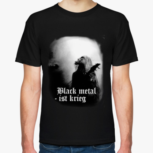 Футболка Black metal - ist krieg