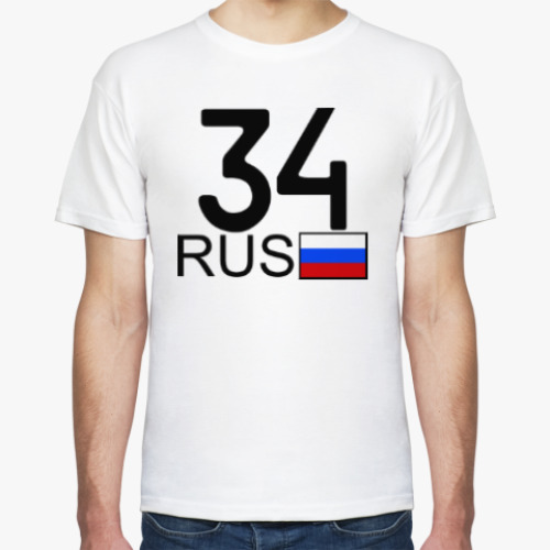 Футболка 34 RUS (A777AA)