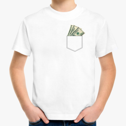 Детская футболка Доллары