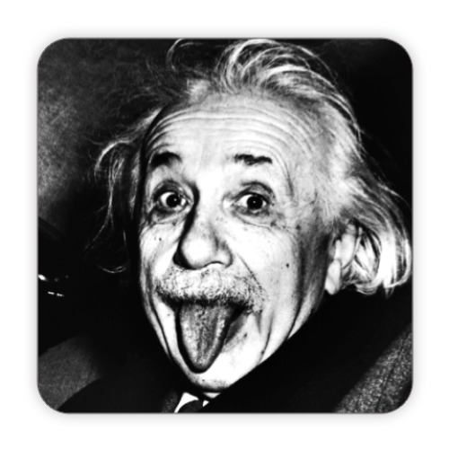 Костер (подставка под кружку) Albert Einstein