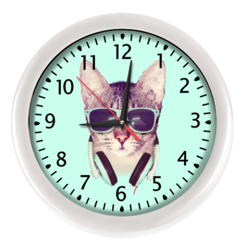 Настенные часы Cool Cat
