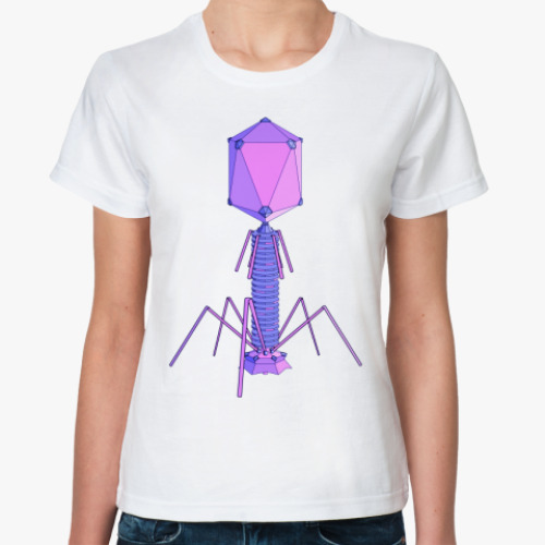 Классическая футболка Бактериофаг 2
