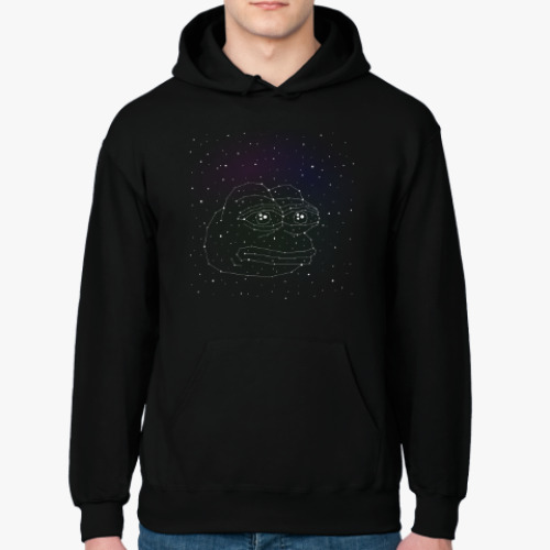 Толстовка худи Pepe night sky