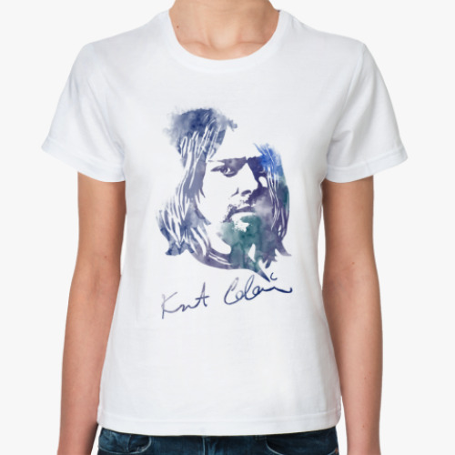 Классическая футболка Nirvana - Курт  Кобейн