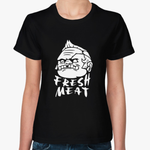 Женская футболка Fresh meat