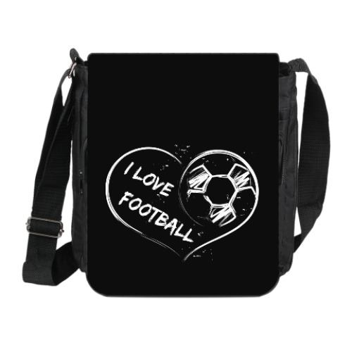 Сумка на плечо (мини-планшет) Я люблю футбол