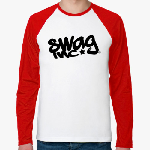 Футболка реглан с длинным рукавом Swag