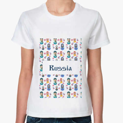 Классическая футболка Русский стиль