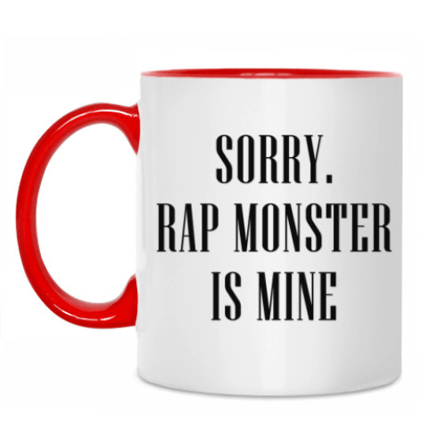 Кружка Sorry. Rap Monster is mine