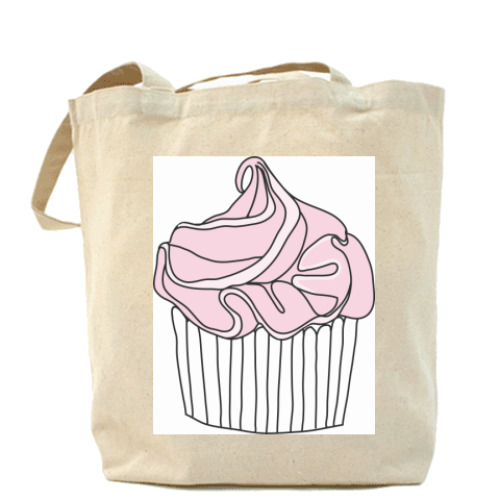 Сумка шоппер cupcake