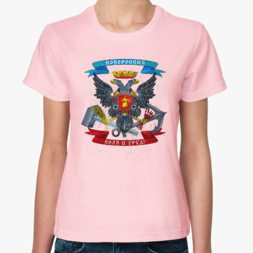 Женская футболка Герб Новороссии