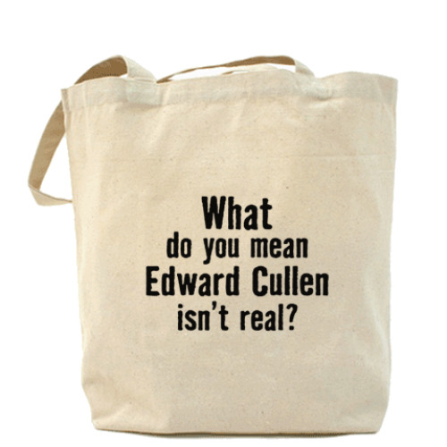Сумка шоппер 'Эдвард Каллен существует?'