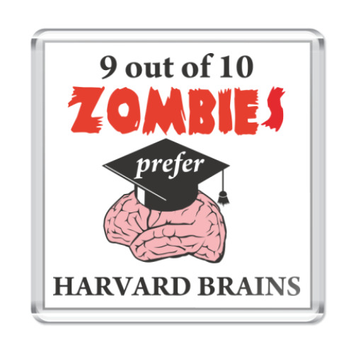 Магнит Harvard brains